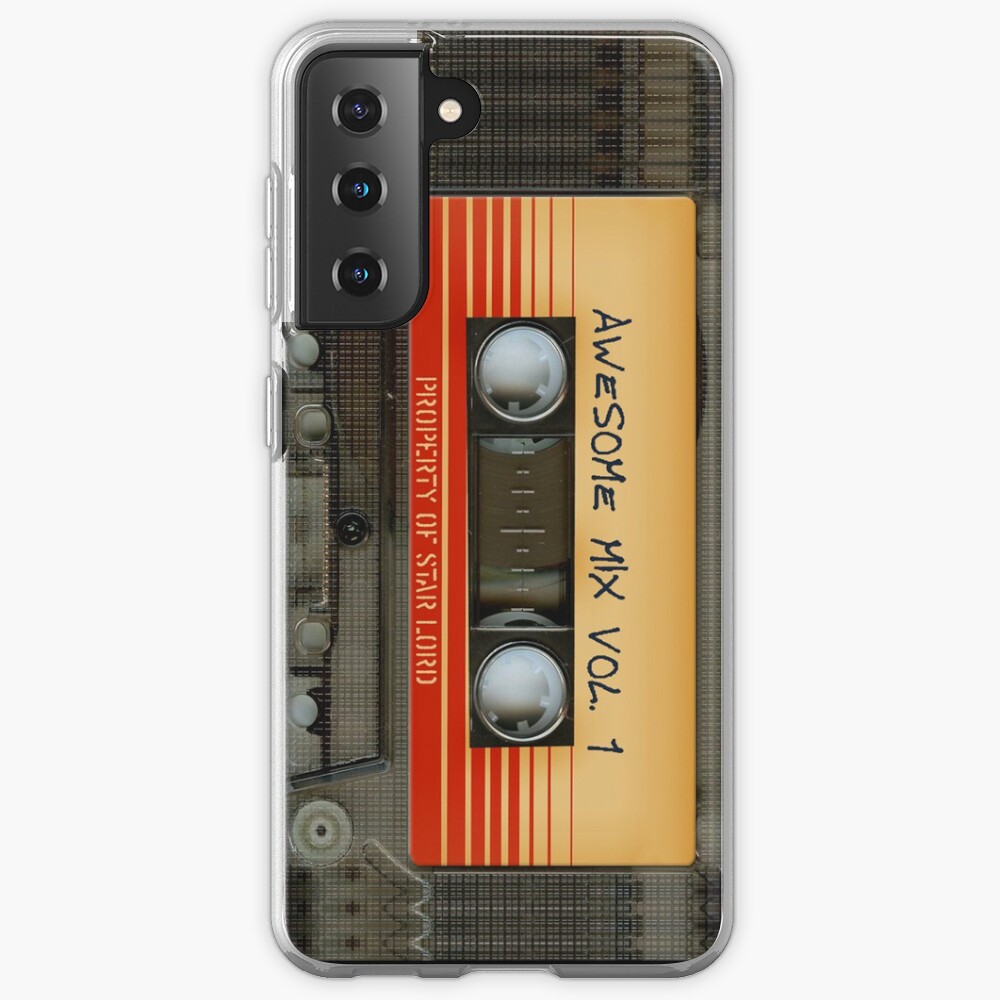 Awesome transparent mix cassette tape volume 1 Case & Skin for Samsung Galaxy