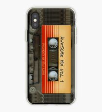 Awesome transparent mix cassette tape volume 1 iPhone Case