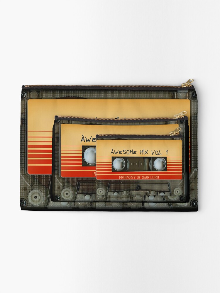 Alternate view of Awesome transparent mix cassette tape volume 1 Zipper Pouch
