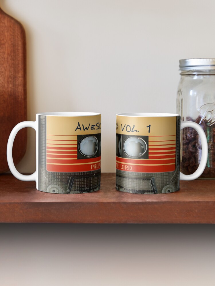 Alternate view of Awesome transparent mix cassette tape volume 1 Mug