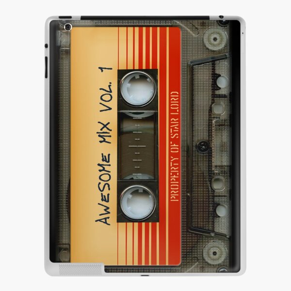 Awesome transparent mix cassette tape volume 1 iPad Skin