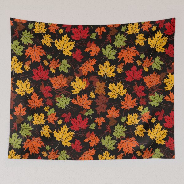 Item preview, Fall Autumn Leaves Season Pattern designed and sold by dmanalili.