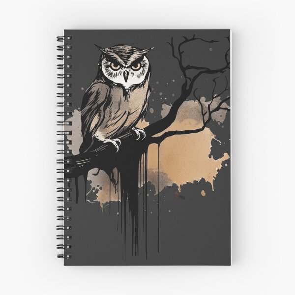 Item preview, Owl on a Creepy Branch designed and sold by cryoxene.