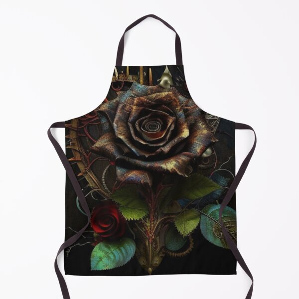 Artikelvorschau, Gothic Steampunk Dark Flower Collage von Brandon Cable entworfen und verkauft von BrandonArtWorld.