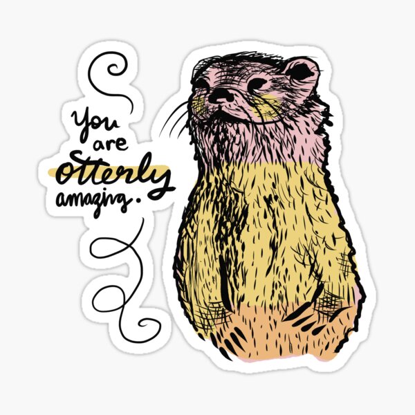 Item preview, Otterly Amazing designed and sold by wingfield-art.
