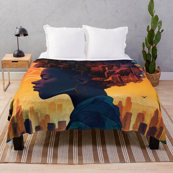 Item preview, Afrofuturism Art designed and sold by MidJourneymen.