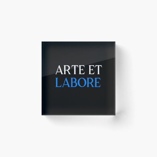 Item preview, Arte et Labore White Blue designed and sold by VRedBaller.