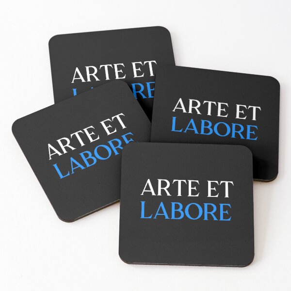 Item preview, Arte et Labore White Blue designed and sold by VRedBaller.