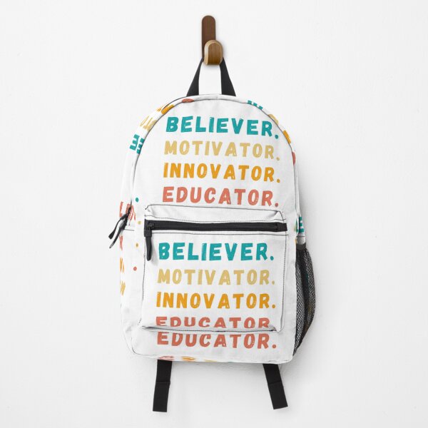 Item preview, Educator, Innovator, Motivator ,Believer, Motivator Believer Innovator Educator Retro Quote Design | Inspirational Gift for Teachers, Mentors, Leaders & Coaches designed and sold by Fashion Art Gifts ⭐⭐⭐⭐⭐.