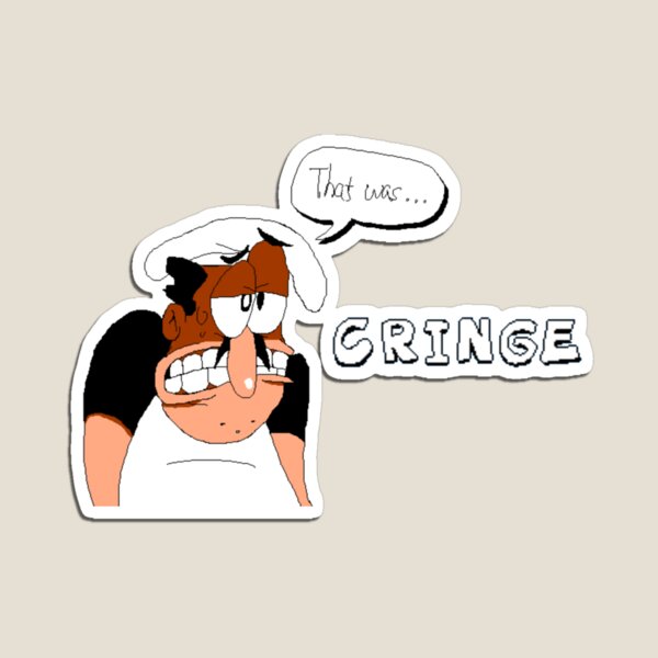 That was Cringe / Pizza Tower Sticker for Sale by maddiemade