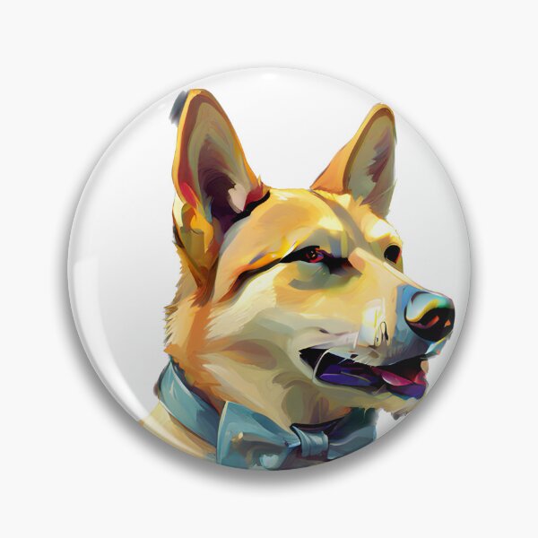 Item preview, Carolina dog with  a bow tie  designed and sold by ACozyPup.