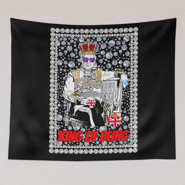 Item preview, King Charles III, King of Bling, Coronation Celebration, Bling, Original Design, King Charles 3 designed and sold by Zenzly.