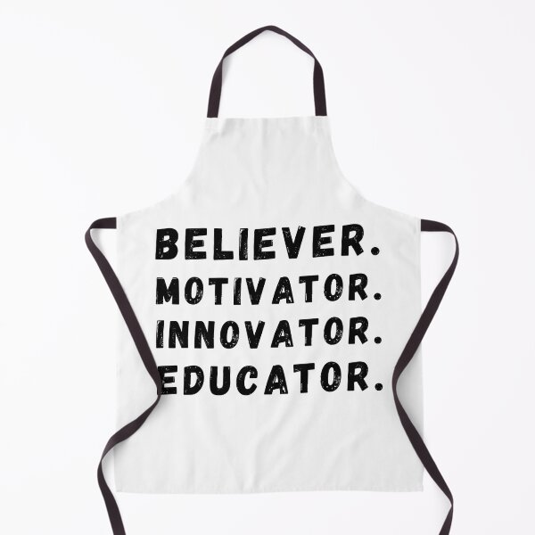Item preview, BELIEVER. MOTIVATOR. INNOVATOR. EDUCATOR, Motivator Believer Innovator Educator Retro Quote Design | Inspirational Gift for Teachers, Mentors, Leaders & Coaches designed and sold by Fashion Art Gifts ⭐⭐⭐⭐⭐.