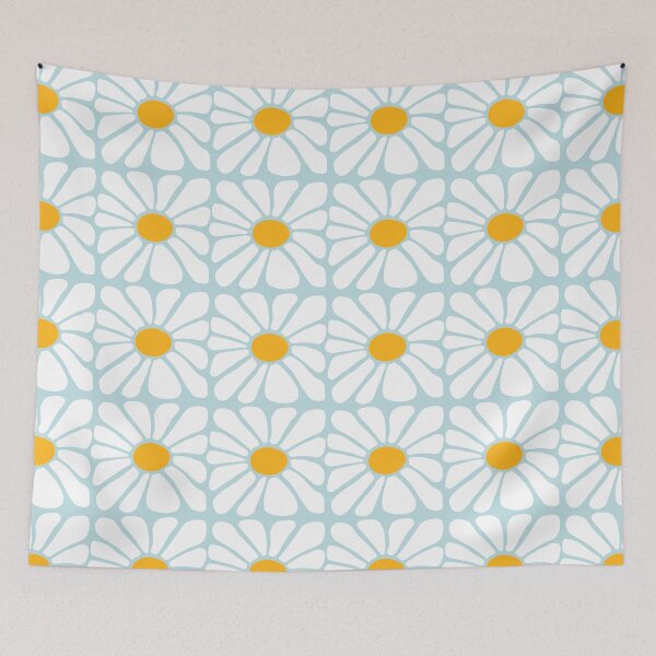 Item preview, Daisy flower print vintage sixties  designed and sold by Freewheeling.