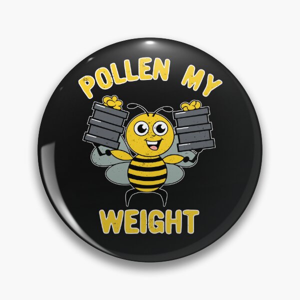 Item preview, Honey Bee Lovers Beekeeping Pollen My Weight Apiary Pun designed and sold by elderberry.