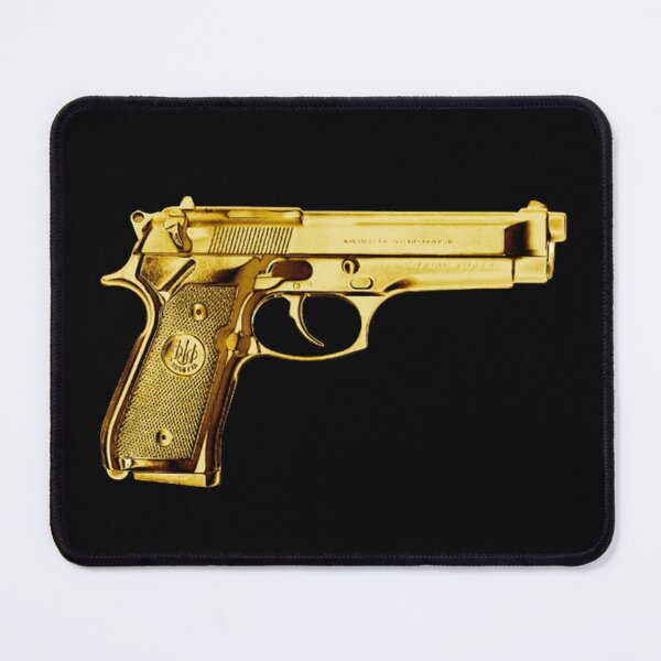 Item preview, Gold Pistol Gun 2nd Ammendment  designed and sold by ChristinasMess.