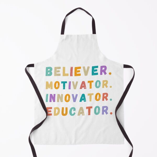 Item preview, MOTIVATOR. BELIEVER. INNOVATOR. EDUCATOR, Motivator Believer Innovator Educator Retro Quote Design | Inspirational Gift for Teachers, Mentors, Leaders & Coaches designed and sold by Fashion Art Gifts ⭐⭐⭐⭐⭐.