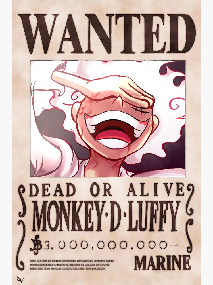 Luffy equipment 5 Wanted | Magnet