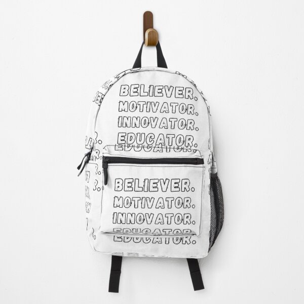 Item preview, Motivator Believer Innovator Educator Retro Quote Design | Inspirational Gift for Teachers, Mentors, Leaders & Coaches, motivator believer innovator educator, wise saying quote designed and sold by Fashion Art Gifts ⭐⭐⭐⭐⭐.