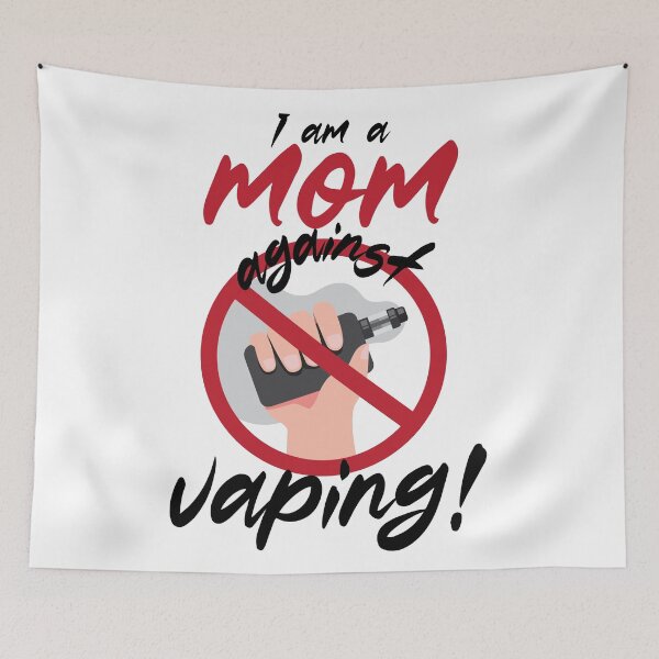 Item preview, I am a mom against vaping designed and sold by PlayfulPrint.