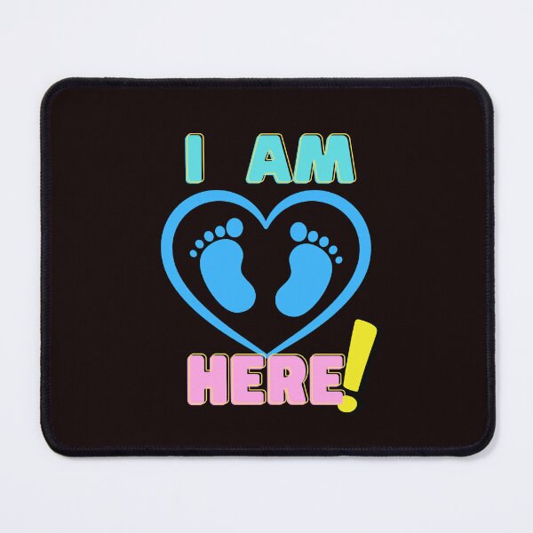 Item preview, I Am Here! (blue) designed and sold by SunMoonBeyond.