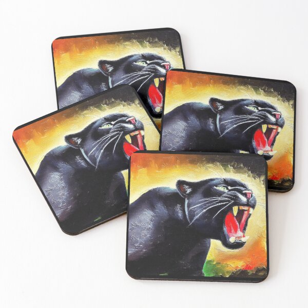 Artikelvorschau, Kopie von Black Panther (7) Wild Cat entworfen und verkauft von CrankyOldDude.
