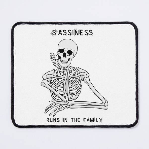 Item preview, Sassiness Runs in the Family Skeleton - Genealogy, Genetics, Inherited designed and sold by AncestralEchoes.