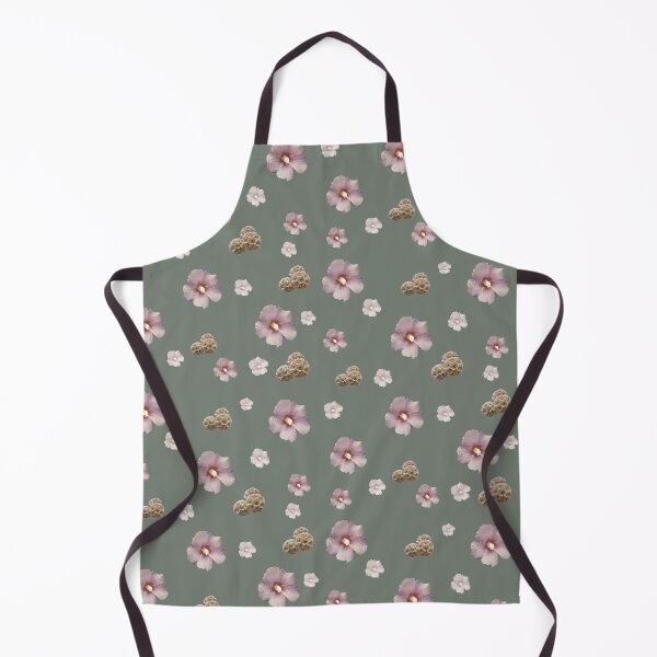 Item preview, Hibiscus and seed pods green designed and sold by OllieandQuinn.