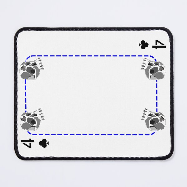 Item preview, 4 of clubs designed and sold by m-yoga-store.