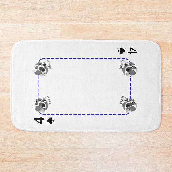 Item preview, 4 of clubs designed and sold by m-yoga-store.