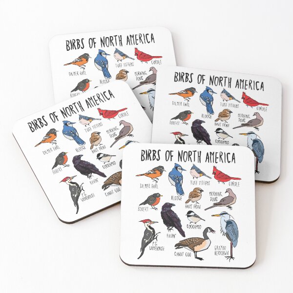 Item preview, BIRBS of NORTH AMERICA designed and sold by fuzzytooth.