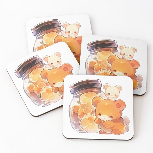Item preview, Cute Honey Bear Print designed and sold by NinyoDreamscape.