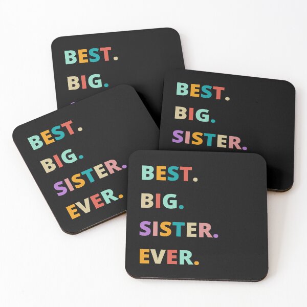 Item preview, Best Big Sister Ever, Family Love, Sisters Love,Best Big Sister Ever Retro Family Quote Design | Cute Sibling Gift for Sisters, Matching Family Outfits & Sister Appreciation designed and sold by Fashion Art Gifts ⭐⭐⭐⭐⭐.