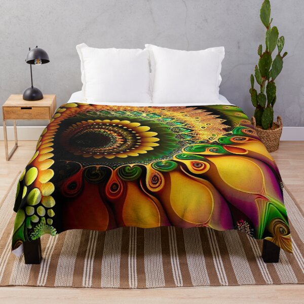 Item preview,  Sunflower Fractals designed and sold by Psychedelic-Sap.