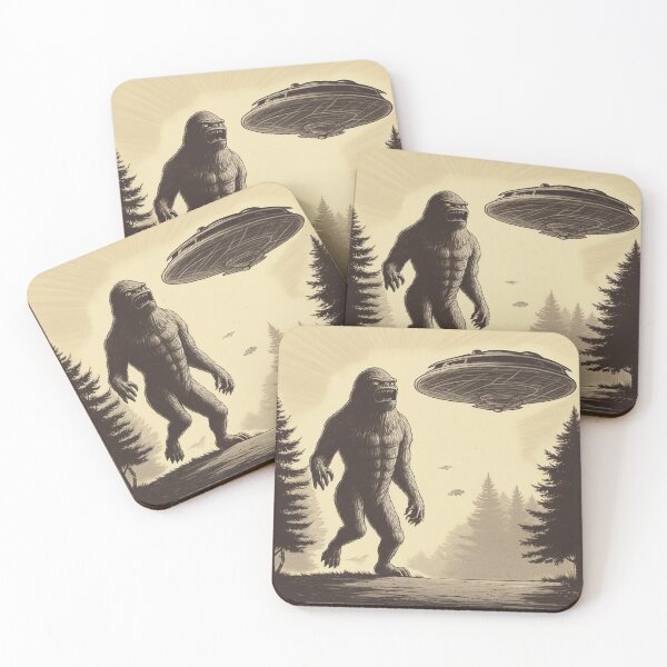 Item preview, UFO and Bigfoot designed and sold by Buttnuggs.