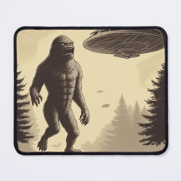Item preview, UFO and Bigfoot designed and sold by Buttnuggs.