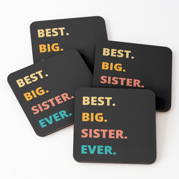 Item preview, Best Big Sister Ever, Best Big Sister Ever Retro Family Quote Design | Cute Sibling Gift for Sisters, Matching Family Outfits & Sister Appreciation designed and sold by Fashion Art Gifts ⭐⭐⭐⭐⭐.