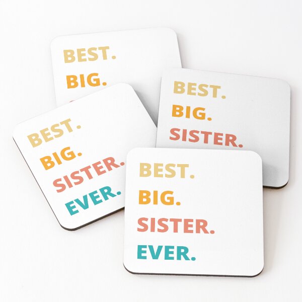 Item preview, Best Big Sister Ever, the best present for the best sister, Sister, Best Big Sister Ever Retro Family Quote Design | Cute Sibling Gift for Sisters, Matching Family Outfits & Sister Appreciation designed and sold by Fashion Art Gifts ⭐⭐⭐⭐⭐.