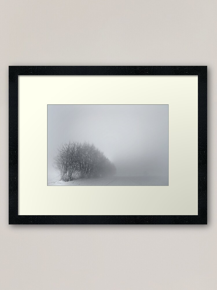 Alternate view of Trees; Mist Framed Art Print