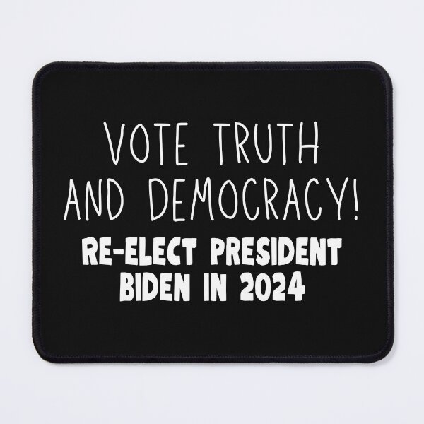 Item preview, Vote Truth & Democracy White Text 2024 Election Design designed and sold by EarthArtDesigns.