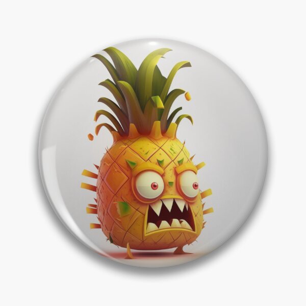 Item preview, Angry Pineapple, Crazy Pineapple, wild fruit  designed and sold by BuckCrispy.