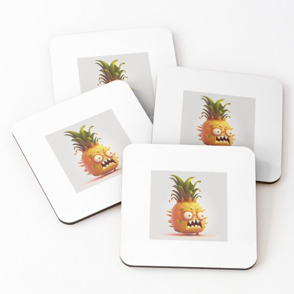 Item preview, Angry Pineapple, Crazy Pineapple, wild fruit  designed and sold by BuckCrispy.
