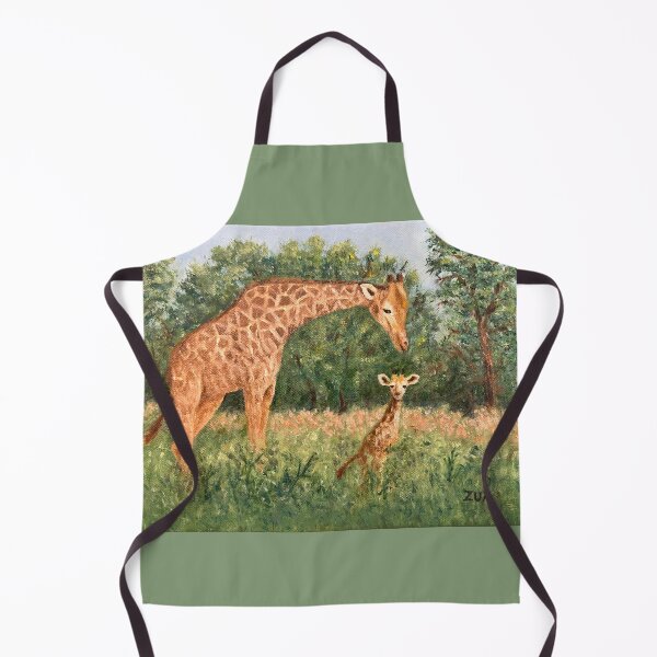 Item preview, Giraffe and Calf. South Africa wildlife. designed and sold by KarenZuk.