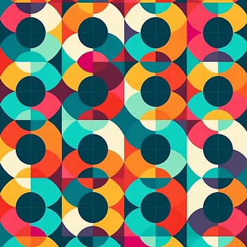 Artwork thumbnail, Multicolored Repeating Pattern by UlDesigns