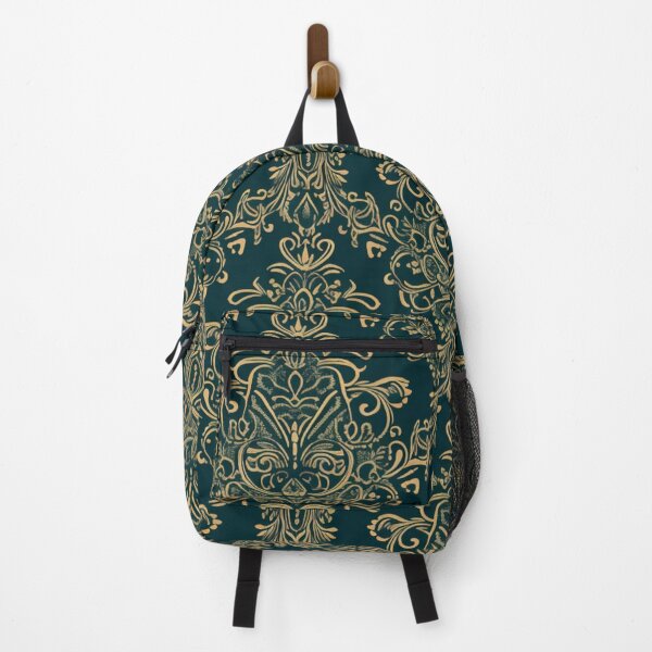 Item preview, Intricate Green and Gold Repeating Pattern designed and sold by UlDesigns.