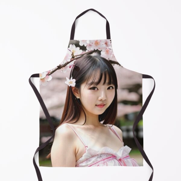 Item preview, Cherry Blossom in Japan Pretty Girl Portrait designed and sold by Michael Voyler.
