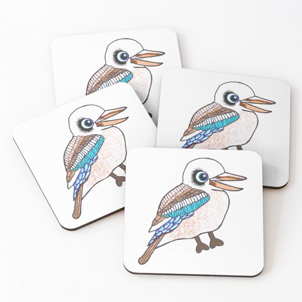 Item preview, Kira the Kookaburra from The Emu Family. designed and sold by VibrantArtwork.