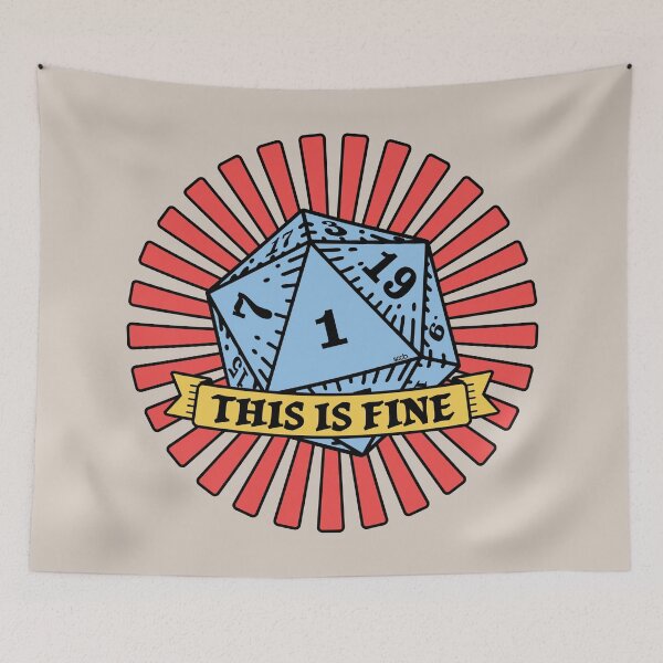 Item preview, This Is Fine designed and sold by Murder of Crows.