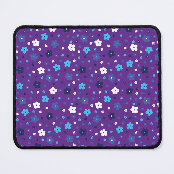Item preview, Y2K 2000S COCONUT GIRL AESTHETICS RETRO MINI MICRO TINY SMALL FLORAL FLOWERS PURPLE TURQUOISE WHITE BLUE designed and sold by blomastudios.