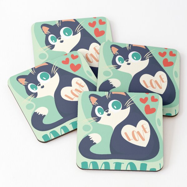 Item preview, Love miaw kawaii cat designed and sold by GSJGROUP.